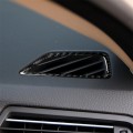 Carbon Fiber Car Instrument Air Outlet Decorative Sticker for BMW 5 Series F07 5GT 535i 2010-2016,Su