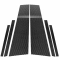 Car Carbon Fiber B Pillar Decorative Sticker for BMW 5GT F07 2012-2017, Left and Right Drive Univers