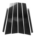 Car Carbon Fiber B Pillar Decorative Sticker for BMW F20 2012-2016, Left and Right Drive Universal