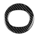 Car Carbon Fiber Steering Wheel Circle Decorative Sticker for Mazda CX-5 2017-2018, Left and Right D