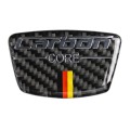 Car Carbon Fiber German Color Doorpost Decorative Sticker for Mercedes-Benz, Left and Right Drive Un