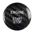 Car Carbon Fiber Solid Color One-click Start Button Decorative Sticker for Mercedes-Benz Left and Ri