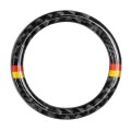 Car Carbon Fiber German Color One-click Start Ring Decorative Sticker for Mercedes-Benz Left and Rig