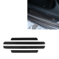 Car Carbon Fiber Threshold Decorative Sticker for Audi A6 S6 C7 A7 S7 4G8 2012-2018, Left and Right
