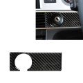 Car Carbon Fiber Solid Color Keyhole Decorative Sticker for Audi A6 2005-2011, Right Drive