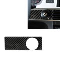 Car Carbon Fiber Solid Color Keyhole Decorative Sticker for Audi A6 2005-2011, Left Drive