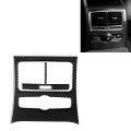 Car Carbon Fiber Rear Seat Air Outlet Panel Decorative Sticker for Audi A6 2005-2011, Left and Right