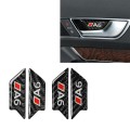 Car Carbon Fiber Door Bowl Anti-scratch Sticker for Audi A6 2005-2011, Left and Right Drive Universa