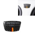 Car Carbon Fiber German Flag Pattern Doorpost Decorative Sticker for Audi TT, Left and Right Drive U