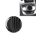 Car Carbon Fiber Central Control Knob Decorative Sticker for Audi A3 / A4L 2014-2019, Left and Right