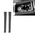 Car Carbon Fiber Armrest Cup Holder Decorative Stickers for Volvo V60 2010-2017 / S60 2010-2018, Lef