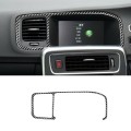 Car Carbon Fiber Navigation Frame Decorative Stickers for Volvo V60 2010-2017 / S60 2010-2018, Right