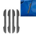 4 PCS Car Carbon Fiber Side Anti-collision Bumper Strip for Chevrolet Cruze 2009-2015, Left and Righ