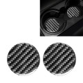 Car Carbon Fiber Water Cup Holder Mat for Land Rover Discovery 4 2010-2016, Left and Right Drive Uni