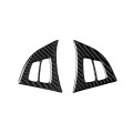 2 in 1 Car Carbon Fiber Solid Color Steering Wheel Buttons Decorative Sticker for BMW E70 X5 2008-20