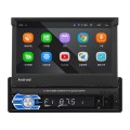 HD 7 inch Single Din Car Android Player GPS Navigation Bluetooth Touch Stereo Radio, Support Mirror