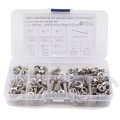 190 PCS 304 Stainless Steel Screws and Nuts Hex Socket Head Cap Screws Gasket Wrench Assortment Set
