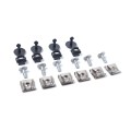 10 Sets Under Engine / Gearbox Cover Fixing Fitting Clips & Screw Kit for Audi / Volkswagen
