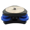 DLEV-3838 Precision Bubble Level Leveling Base Tripod Head Plate with 3/8 inch Screw & 3 Adjustment