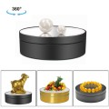 12cm 360 Degree Rotating Turntable Mirror Electric Display Stand Video Shooting Props Turntable, Loa
