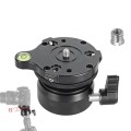 BEXIN DY-60N 3/8 inch Thread Dome Professional Tripod Leveling 360 Degree Panorama Head Base with Bu