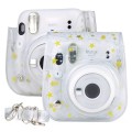 Stars Crystal PVC Hard Case Camera Bag with Shoulder Strap for FUJIFILM Instax Mini 11 (Transparent)