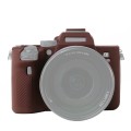 For Sony A7R4 Soft Silicone Protective Case(Coffee)