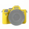 For Sony A7R4 Soft Silicone Protective Case(Yellow)