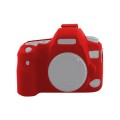 For Canon EOS 6D Mark II Soft Silicone Protective Case (Red)