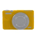 For Canon PowerShot G7 X Mark III / G7X III / G7X3 Soft Silicone Protective Case(Yellow)