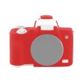 For Canon EOS M50 Mark II / M50 II Soft Silicone Protective Case(Red)