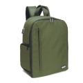 CADeN SLR Camera Shoulder Digital Camera Bag Outdoor Nylon Photography Backpack, Large Size (Army Gr