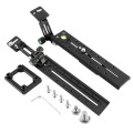 BEXIN VR-220 220mm Length Aluminum Alloy Extended Quick Release Plate for Manfrotto / Sachtler (Blac
