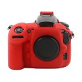 Soft Silicone Protective Case for Nikon D810 (Red)