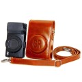 Full Body Camera PU Leather Case Bag with Strap for Ricoh GR / GRII / GRIII, Casio ZR1200 / ZR1500/