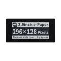 Waveshare 2.9 inch 296 x 128 Pixel 5-Points Capacitive Touch Black / White E-Paper E-Ink Display HAT