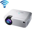 D40W 1600 Lumens Portable Home Theater LED HD Digital Projector, Mirroring Version(White)
