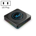X96 X4 8K Smart TV BOX Android 11.0 Media Player with Remote Control, Amlogic S905X4 Quad Core ARM C