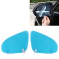 For Audi A8L 2011-2017 Car PET Rearview Mirror Protective Window Clear Anti-fog Waterproof Rain Shie