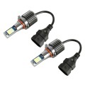 9006 2 PCS DC12-24V / 10.5W Car Double Colors Fog Lights with 24LEDs SMD-3030 & Constant Current, Bo
