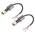 H3 2 PCS DC12-24V / 10.5W Car Double Colors Fog Lights with 24LEDs SMD-3030 & Constant Current, Box