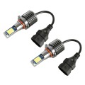 9006 2 PCS DC12-24V / 10.5W Car Fog Lights with 24LEDs SMD-3030 & Constant Current, Box Packaging(Go
