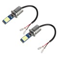 H3 2 PCS DC12-24V / 10.5W Car Fog Lights with 24LEDs SMD-3030 & Constant Current, Box Packaging(Lime
