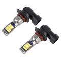 9006 2 PCS DC12-24V / 8.6W Car Fog Lights with 24LEDs SMD-3030 & Constant Current, Bag Packagin(Gold