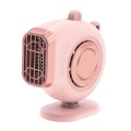 Portable Car Dashboard Electric Heater Winter Defroster, Voltage:12V(Pink)