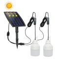 SNF-0092 3W Solar Lantern Lighting Bulb Outdoor IP44 Waterproof LED One for Two Lighting System Spli