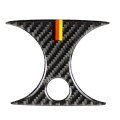 Car Carbon Fiber Rear Air Outlet Middle Decorative Sticker for Mercedes-Benz C Class W205 C180 C200