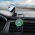 Baseus WXJN-01 Big Energy Car Mount Wireless ChargerFor Dashboards and Air Outlets(Cyan Black)