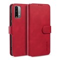 For Xiaomi Redmi Note 9 4G DG.MING Retro Oil Side Horizontal Flip Leather Case with Holder & Card Sl