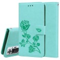 For Xiaomi Redmi Note 10 Pro Rose Embossed Horizontal Flip PU Leather Case with Holder & Card Slots